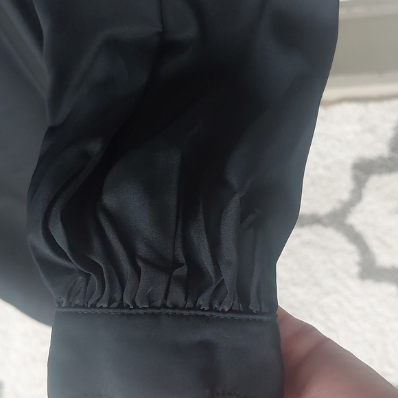 Bill Tice for Malcolm Starr Black Vintage Designer Shirt Dress size Med - Picture 5 of 13